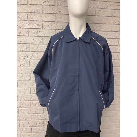 Haband Navy Blue Windbreaker Size XL - Picture 2 of 7
